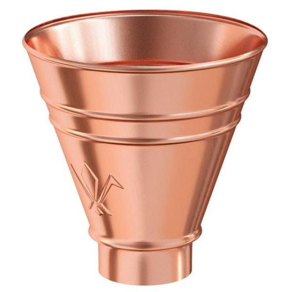 Водосток Aquasistem, система 150/100 - Воронка водосборная круглая медная купить в Нальчике