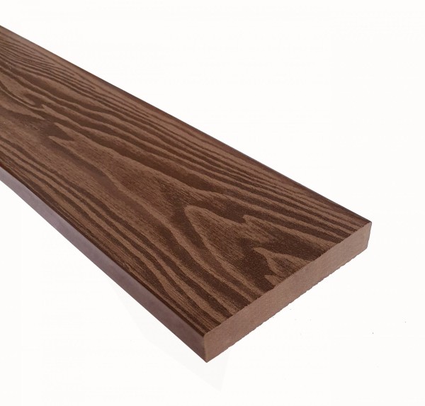 Террасная доска из ДПК Terrapol Смарт 3D Полнотелая без паза Орех Милано купить в Нальчике