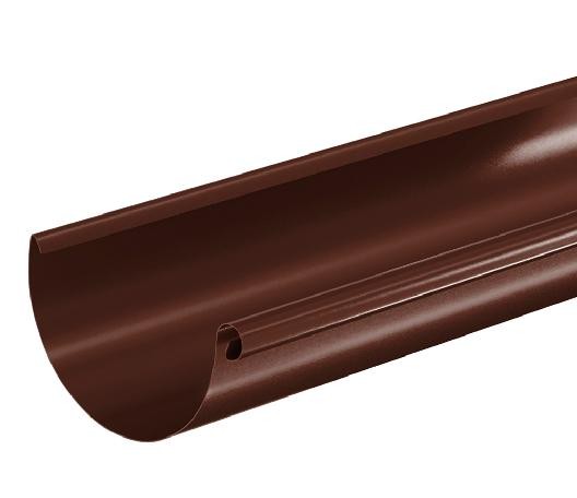 Водосток Aquasistem, система 150/100 - Водосточный желоб 3.00м RAL 8017 Коричневый купить в Нальчике