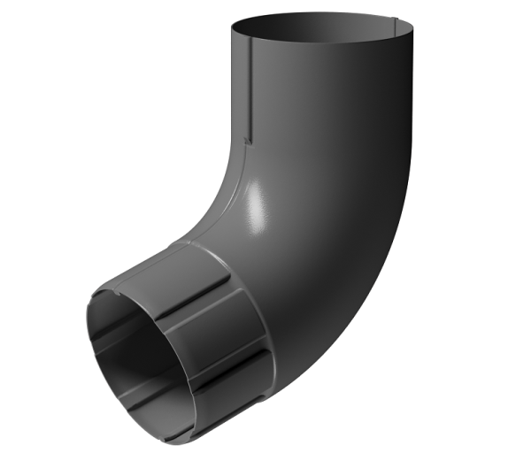 Колено 72° D90 Döcke STAL PREMIUM Графит, (RAL 7024) купить в Нальчике