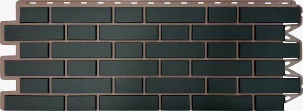 Фасадная панель Альта-Профиль, Кирпич Клинкерный, Графит купить в Нальчике