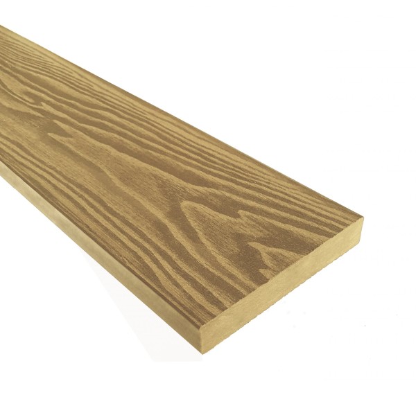 Террасная доска из ДПК Terrapol Смарт 3D Полнотелая без паза Дуб Севилья купить в Нальчике