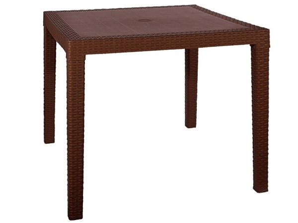 Стол квадратный FIJI Quatro Table Коричневый купить в Нальчике