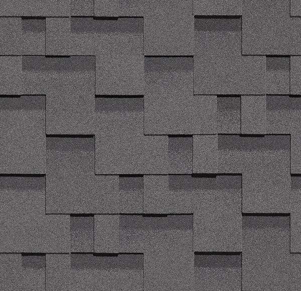 Гибкая черепица Docke, коллекция Тетрис – Серый купить в Нальчике