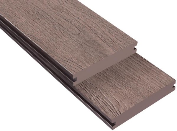 Террасная доска ДПК Outdoor 3D полнотелая NEVADA/CALIFORNIA BROWN коричневая микс купить в Нальчике