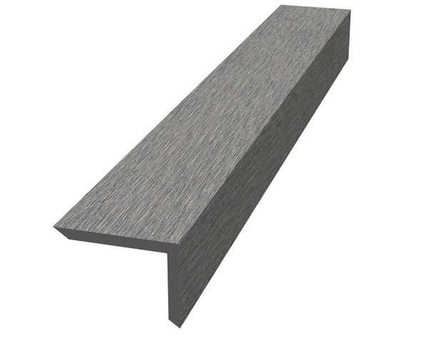 Уголок ДПК для террасной доски NauticPrime, 60x40x2900мм Тёмно-серый купить в Нальчике