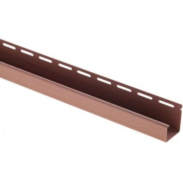 J-профиль Люкс Крашенный, T-15, ВН, Красно-коричневый купить в Нальчике