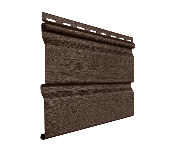 Виниловый сайдинг fineber (файнбер) - серия "стандарт", коричневый купить в Нальчике
