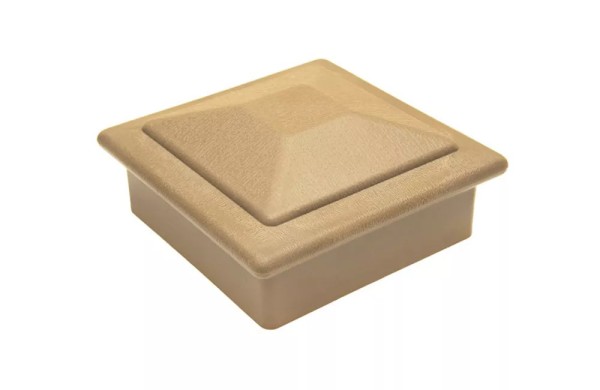 Крышка верхняя ПВХ для столба Deckart 125х125 Орех купить в Нальчике