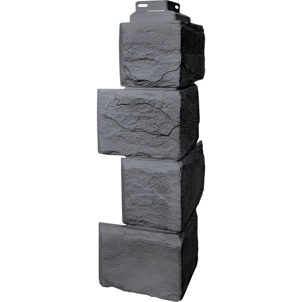 Цокольный сайдинг FineBer – Серия “Камень природный”, Угол наружный Кварцевый купить в Нальчике