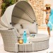 Диван-Трансформер AFINA плетеный из иск. ротанга AFM-325 Beige купить в Нальчике