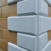 Угол Наружный к Фасадным Термопанелям Доломит Дагестанский Камень 400 мм Белый купить в Нальчике