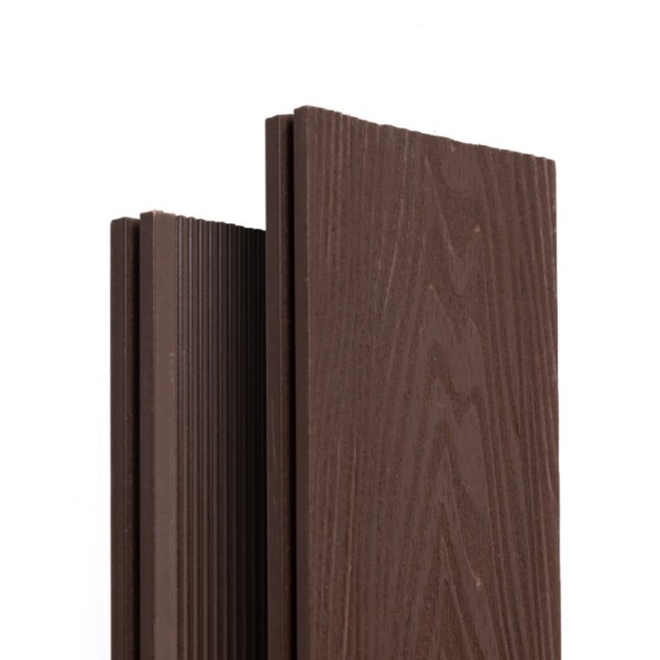 Террасная доска Ecodecking Экстра 3D полнотелая Графит купить в Нальчике