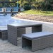 Диван-Трансформер AFINA плетеный из иск. ротанга S330G-W78 Grey купить в Нальчике