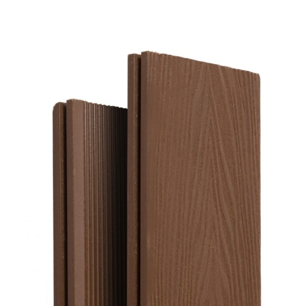 Террасная доска Ecodecking Экстра 3D полнотелая Шоколад купить в Нальчике