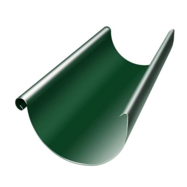 Водосток Grand Line 125x90 – Желоб 3м RAL 6005 купить в Нальчике