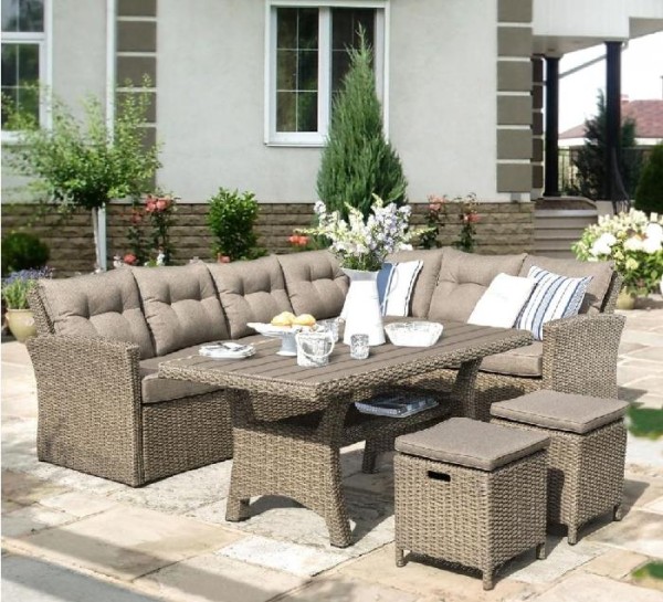 Комплект мебели AFINA плетеной из иск. ротанга AFM-307B Beige купить в Нальчике