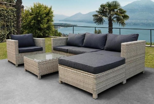 Комплект мебели AFINA плетеной из иск. ротанга YR821G Grey/Grey купить в Нальчике