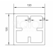 Столб SEQUOIA Evolution 3D WOOD BROWN купить в Нальчике