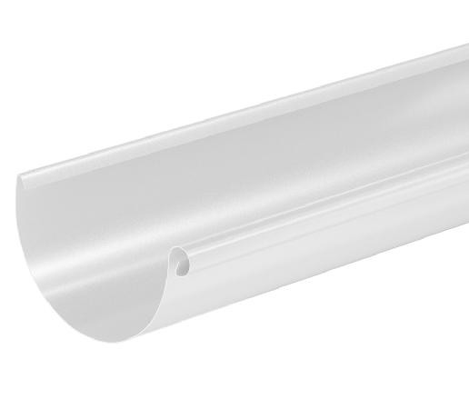 Водосток Aquasistem, система 125x90 - Водосточный желоб 3.00м RAL 9003 Белый купить в Нальчике