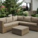 Комплект мебели AFINA плетеной из иск. ротанга YR825B Beige купить в Нальчике