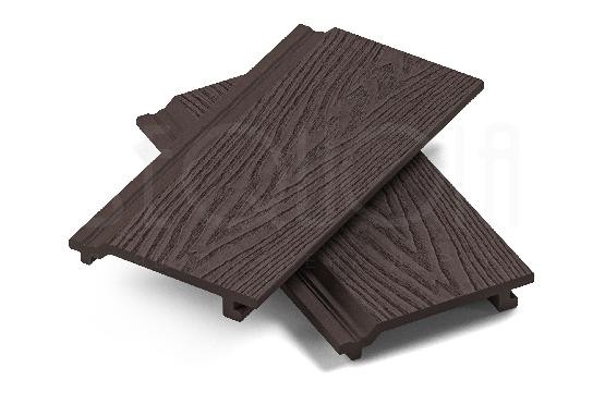 Доска фасадная ДПК 3D SEQUOIA Evolution WOOD BROWN купить в Нальчике