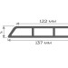 Доска Ромбус 3D ДПК Outdoor STORM GREY серая микс купить в Нальчике