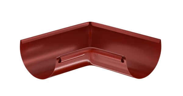 Водосток Aquasistem, система 125x90 - Угол желоба, внутренний 90° RR 29 Бургундский купить в Нальчике