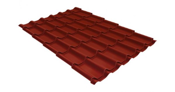 Металлочерепица классик 0,5 Satin RAL 3009 оксидно-красный купить в Нальчике