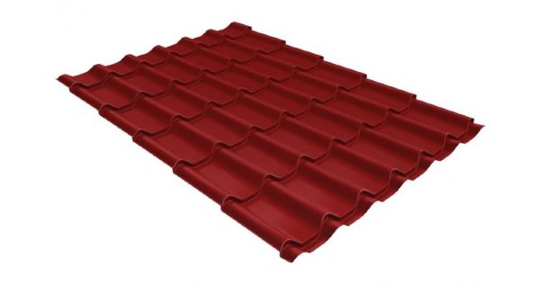 Металлочерепица классик 0,5 Satin RAL 3011 коричнево-красный купить в Нальчике