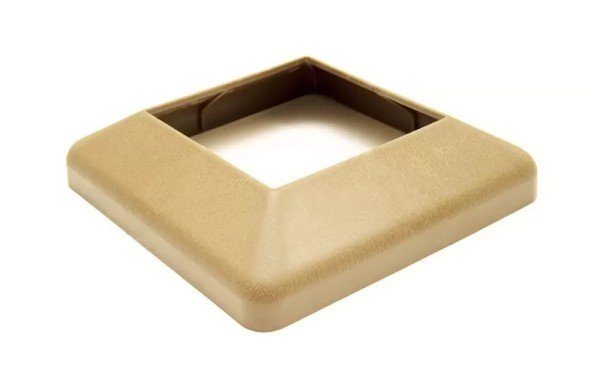 Крышка нижняя ПВХ для столба Deckart 100х100 Орех купить в Нальчике