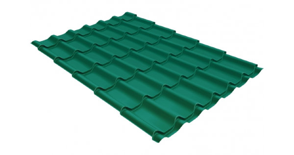 Металлочерепица классик 0,5 Satin RAL 5021 купить в Нальчике