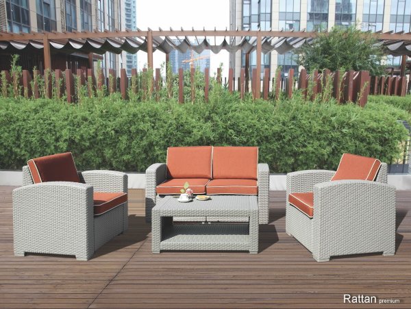 Уличные диваны и кресла коллекции Rattan Premium 4 купить в Нальчике