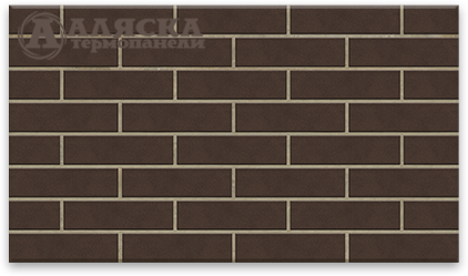 Фасадные Термопанели Аляска Amsterdam brown купить в Нальчике