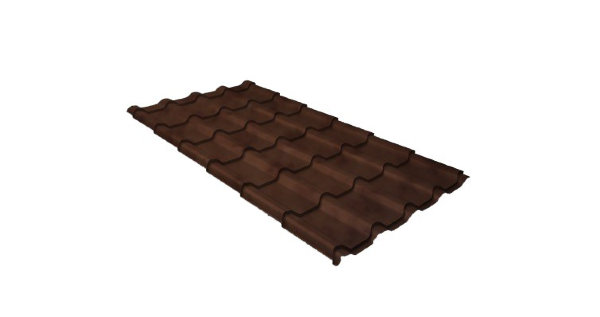 Металлочерепица камея 0,45 Safari Twincolor Brown купить в Нальчике