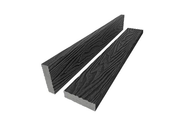 Брус лавочный 3D-тиснение 20х80 Графит купить в Нальчике