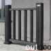 Ограждение из ДПК Outdoor Классик 3D STORM чёрный купить в Нальчике