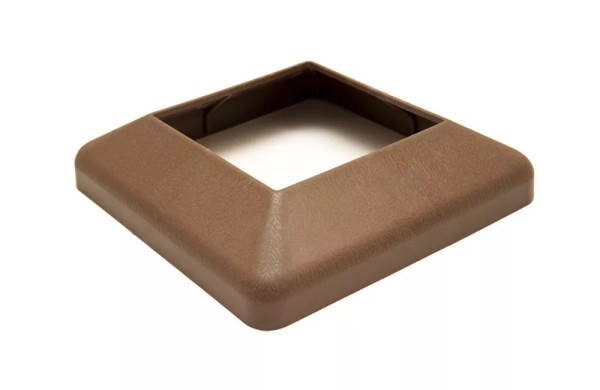 Крышка нижняя ПВХ для столба Deckart 125х125 Шоколад купить в Нальчике