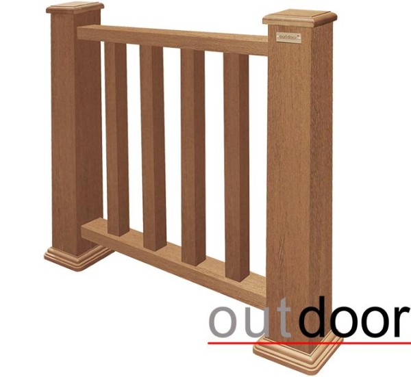 Ограждение из ДПК Outdoor Классик 3D STORM дуб купить в Нальчике