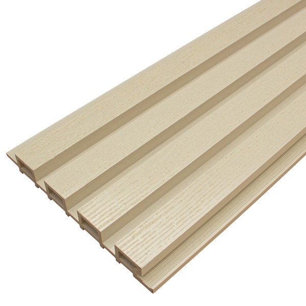 Фасадная доска из ДПК Faynag Wood Рейка Слоновая кость купить в Нальчике