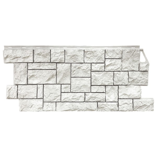 Фасадная панель FineBer, Камень Дикий, Жемчужный купить в Нальчике