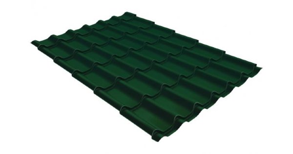 Металлочерепица классик 0,5 Satin RAL 6005 зеленый мох купить в Нальчике