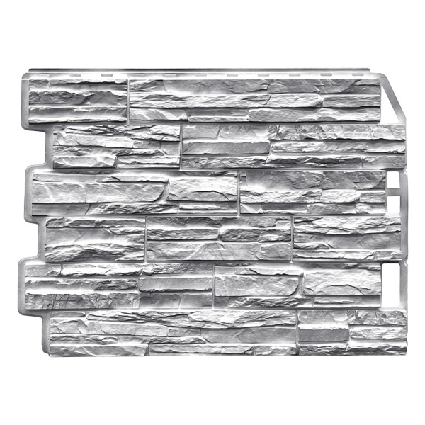 Фасадная панель FineBer, Скол - Светло-серый купить в Нальчике