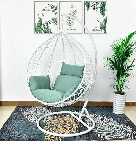 Кресло Подвесное из искусственного ротанга AFM-168A-XL White/Green купить в Нальчике