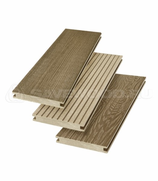 Террасная доска SW Fraxinus (R) полнотелая «SaveWood» Тик купить в Нальчике