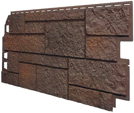 Фасадная панель VOX Sandstone (Сандстоун) темно коричневый купить в Нальчике