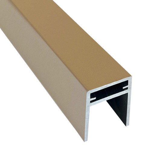 П-профиль Алюминиевый EasyDecking 35x25 Дуб купить в Нальчике