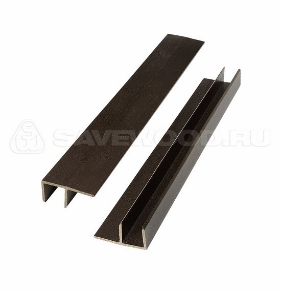 F-профиль ДПК Savewood – Тёмно-коричневый купить в Нальчике