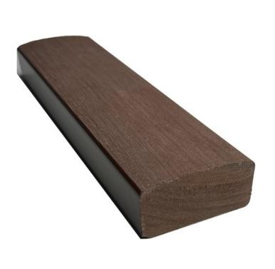 Лавочный брус Ecodecking Некст полнотелый брашированный 70х35 шоколад купить в Нальчике