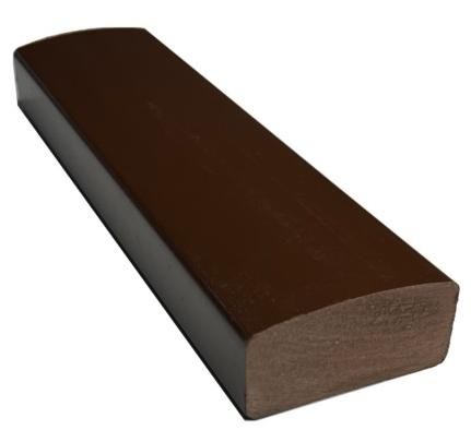 Лавочный брус Ecodecking Некст полнотелый глянцевый 70х35 шоколад купить в Нальчике